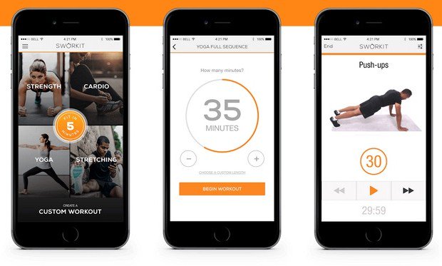 sworkit health and fitness app